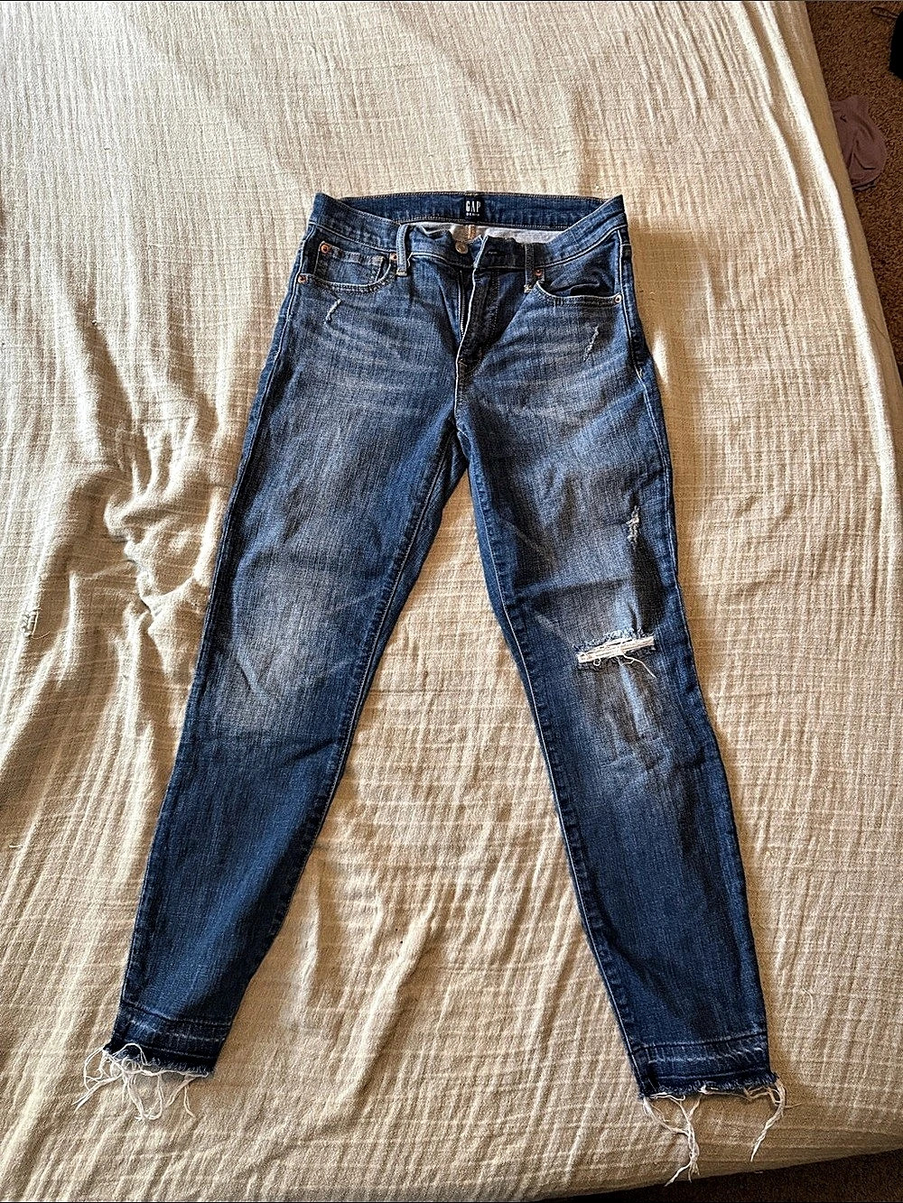 Gap 1969 True Skinny Jeans Blue Jeans Waist 28